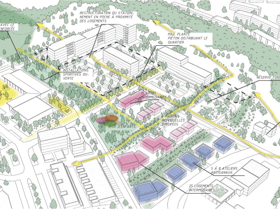 Plan guide – Quartier ANRU