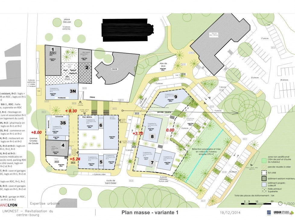 Plan de composition et AMO archi-conseil pour le suivi opérationnel de l’ilot Plancha