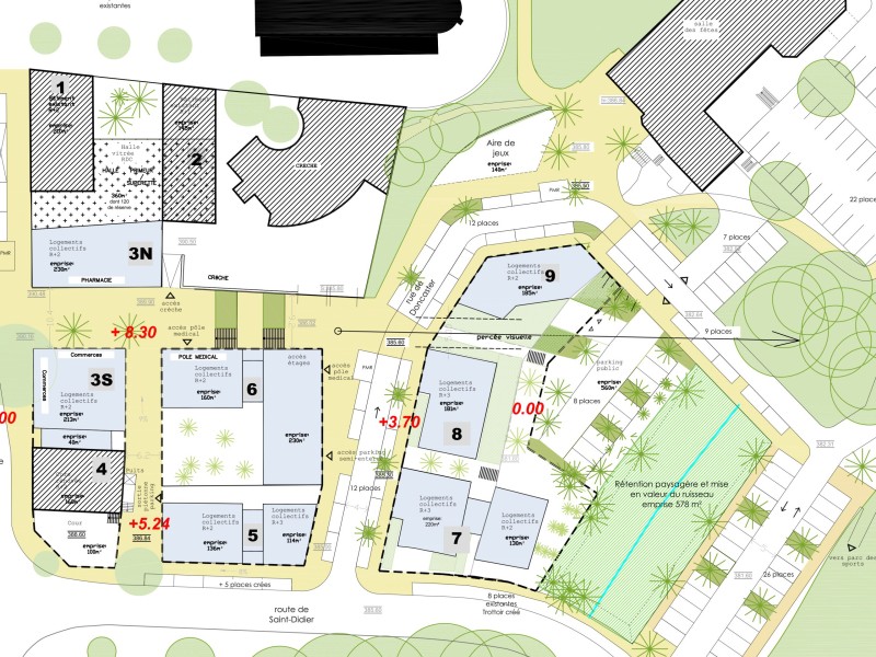 Plan de composition et AMO archi-conseil pour le suivi opérationnel de l&rsquo;ilot Plancha