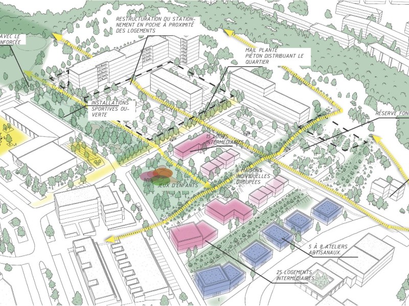 Plan guide – Quartier ANRU