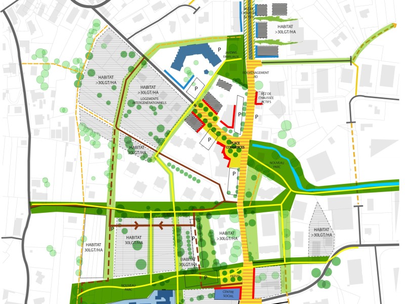Schéma directeur et étude pré-opérationnelle sur 3 secteurs : Pré-Martin, entrée nord et pôle commerces